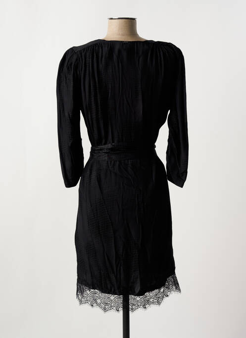 Robe mi-longue noir IKKS pour femme