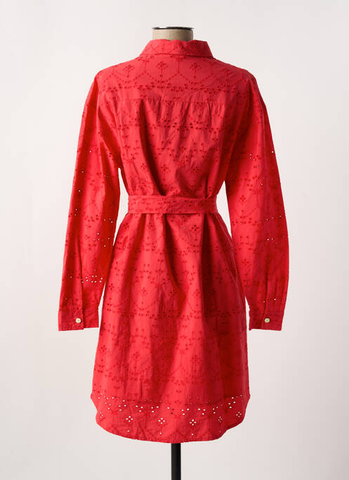 Robe mi-longue rouge ONE STEP pour femme