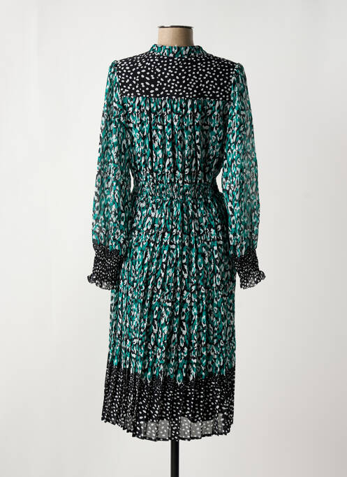 Robe mi-longue vert SUNCOO pour femme