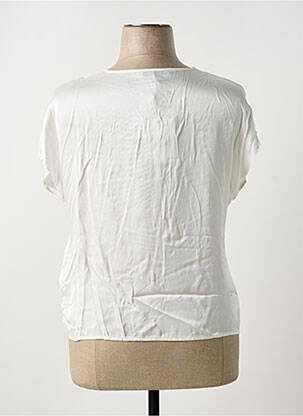 Blouse manches courtes manches courtes blanc LA FEE MARABOUTEE femme