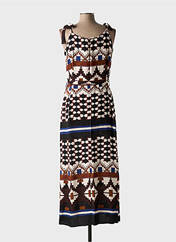 Robe longue marron LA FEE MARABOUTEE pour femme seconde vue