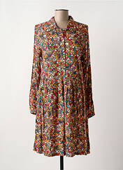 Robe mi-longue orange DIPLODOCUS pour femme seconde vue