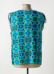Top bleu LA FEE MARABOUTEE pour femme seconde vue
