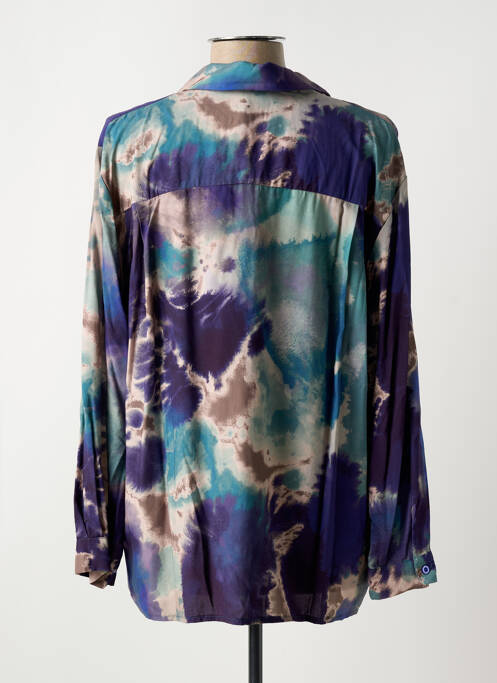 Chemisier violet LA FEE MARABOUTEE pour femme