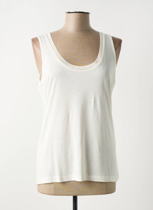 Débardeur blanc LA FEE MARABOUTEE pour femme