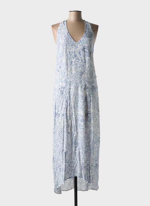 Robe longue bleu IKKS pour femme