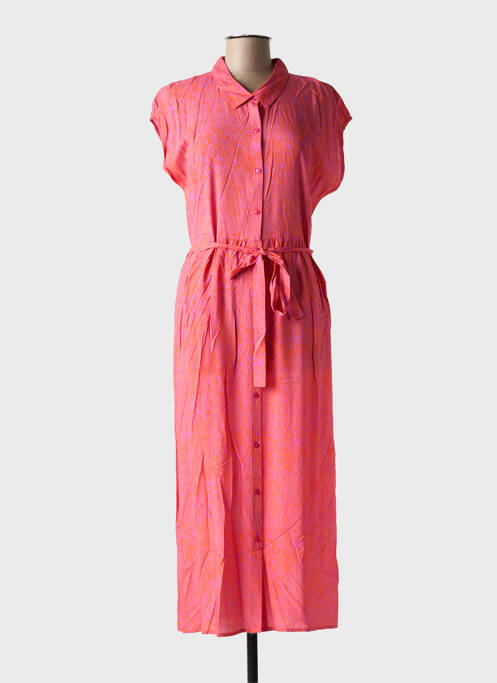 Robe longue rose DIPLODOCUS pour femme