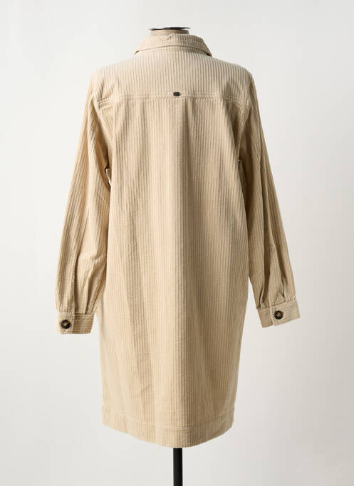 Robe mi-longue beige MAT DE MISAINE pour femme