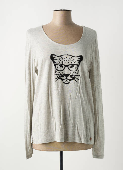 T-shirt gris LE BOUDOIR D'EDOUARD pour femme