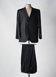 Costume de ville fermeture zippée sous rabat boutonné noir PHERGUS homme