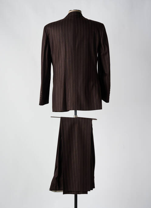 Costume de ville fermeture zippée sous rabat boutonné marron PHERGUS homme