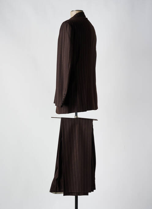 Costume de ville fermeture zippée sous rabat boutonné marron PHERGUS homme