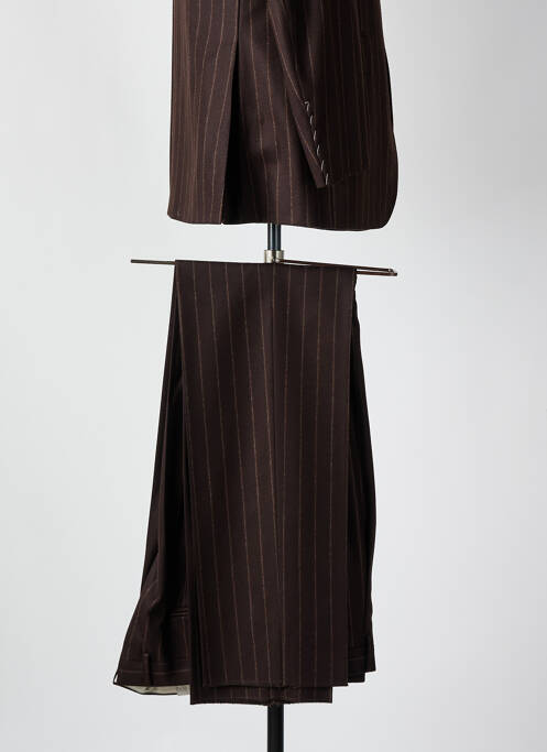 Costume de ville fermeture zippée sous rabat boutonné marron PHERGUS homme
