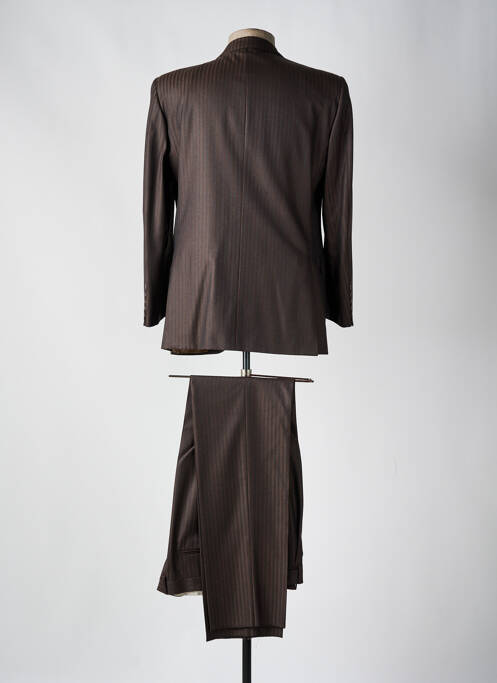 Costume de ville fermeture zippée sous rabat boutonné marron PHERGUS homme