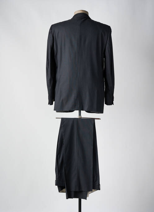 Costume de ville fermeture zippée sous rabat boutonné noir PHERGUS homme