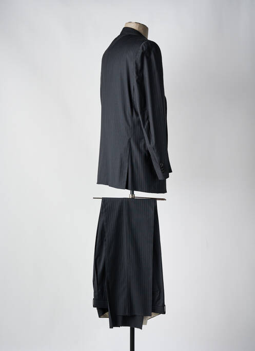 Costume de ville fermeture zippée sous rabat boutonné noir PHERGUS homme