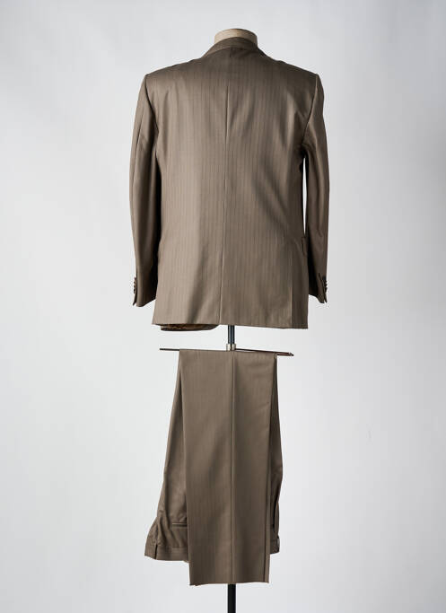 Costume de ville fermeture zippée sous rabat boutonné marron PHERGUS homme