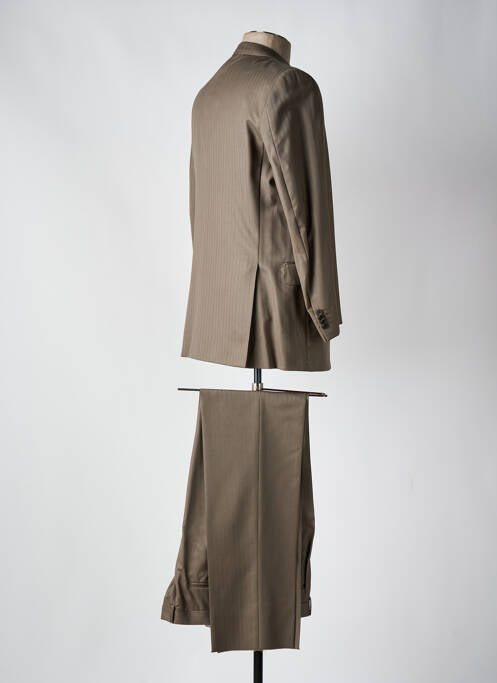 Costume de ville fermeture zippée sous rabat boutonné marron PHERGUS homme