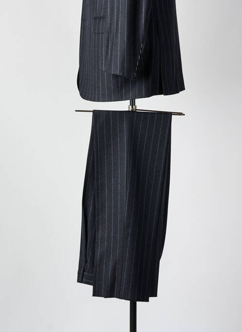 Costume de ville fermeture zippée sous rabat boutonné gris PHERGUS homme