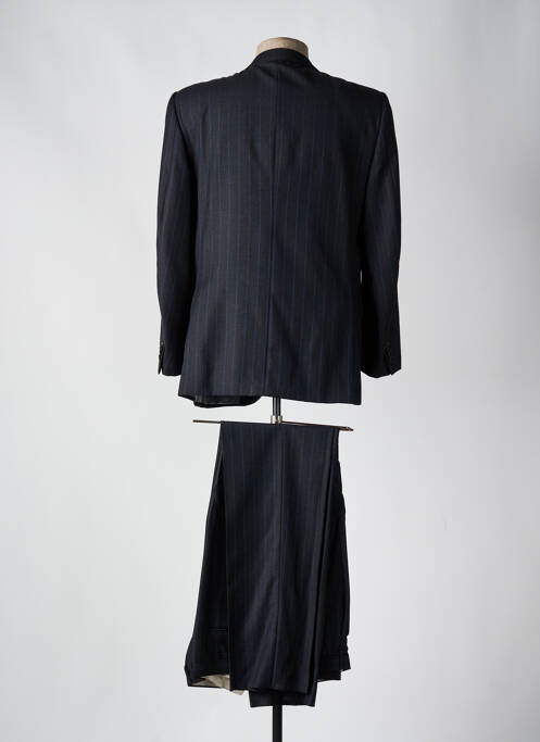 Costume de ville fermeture zippée sous rabat boutonné noir PHERGUS homme