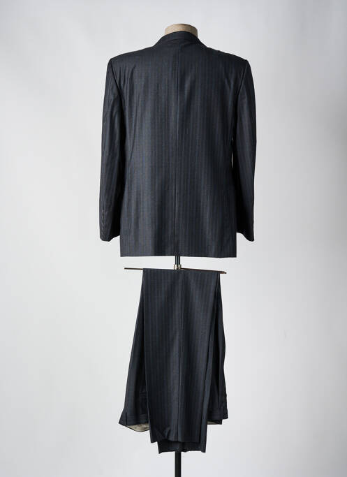 Costume de ville fermeture zippée sous rabat boutonné bleu PHERGUS homme