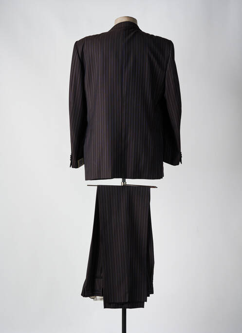 Costume de ville fermeture zippée sous rabat boutonné marron ERMENEGILDO ZEGNA homme