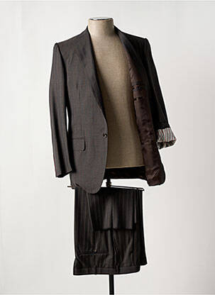 Costume de ville manches longues gris ISAIA NAPOLI homme