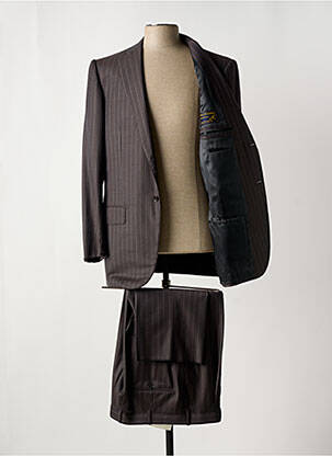Costume de ville manches longues gris ISAIA NAPOLI homme