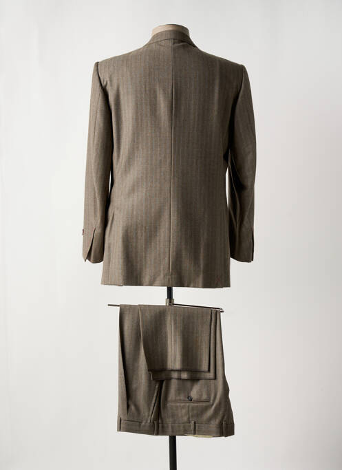 Costume de ville finition intérieure doublure satiné beige ISAIA NAPOLI homme