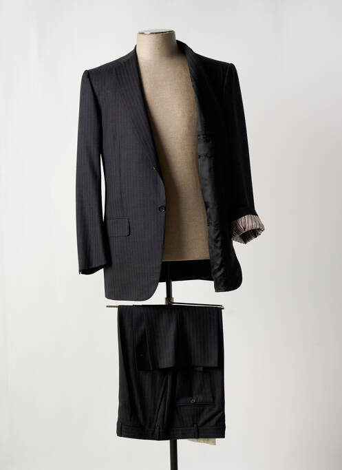 Costume de ville finition intérieure doublure satiné gris ISAIA NAPOLI homme
