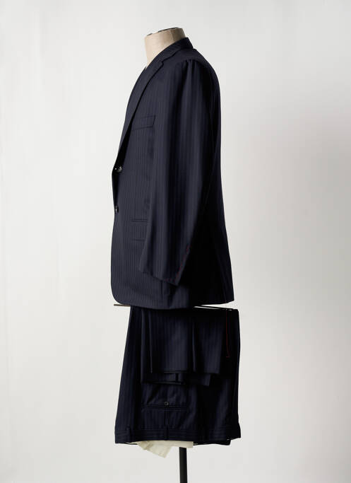 Costume de ville finition intérieure doublure satiné noir ISAIA NAPOLI homme