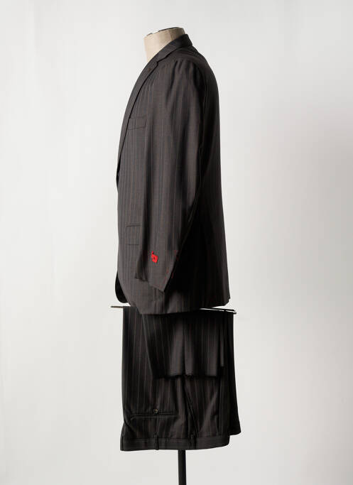 Costume de ville finition intérieure doublure satiné gris ISAIA NAPOLI homme