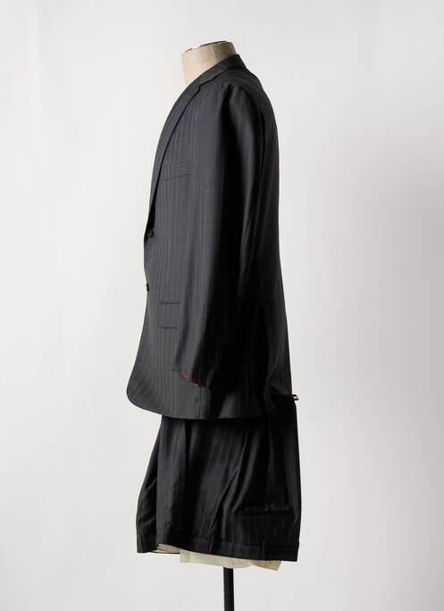 Costume de ville finition intérieure doublure satiné gris ISAIA NAPOLI homme