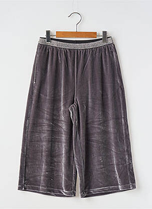 Pantalon large stretch taille élastique gris UNITED COLORS OF BENETTON fille