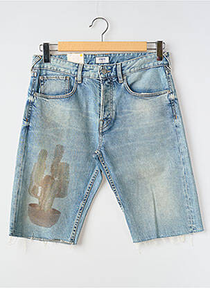 Bermuda stretch taille normale bleu PEPE JEANS homme