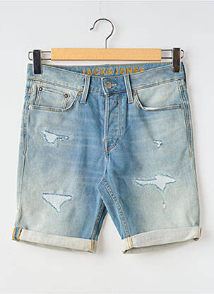 Bermuda tissage denim taille normale bleu JACK & JONES homme