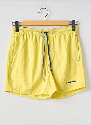 Short de bain tissage popeline jaune PIERRE CARDIN homme