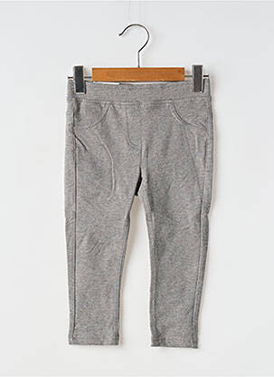 Legging stretch taille élastique gris UNITED COLORS OF BENETTON fille