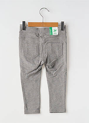 Legging stretch taille élastique gris UNITED COLORS OF BENETTON fille