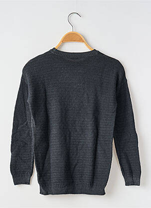 Pull col rond manches longues gris UNITED COLORS OF BENETTON garçon