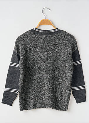 Pull maille tricot manches longues gris UNITED COLORS OF BENETTON fille