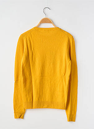 Pull coupe cintrée manches longues jaune UNITED COLORS OF BENETTON femme