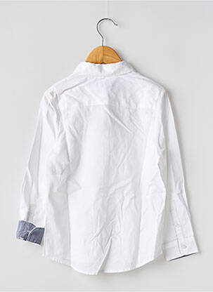 Chemise manches longues tissage popeline blanc UNITED COLORS OF BENETTON garçon