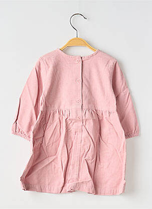 Robe courte manches longues manches longues rose UNITED COLORS OF BENETTON fille