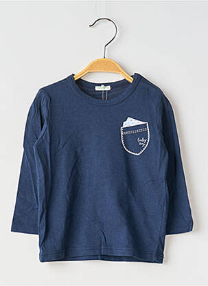 T-shirt manches longues manches longues bleu UNITED COLORS OF BENETTON garçon