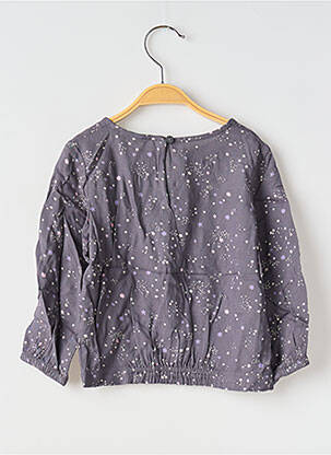 Blouse imprimé fantaisie manches longues gris UNITED COLORS OF BENETTON fille