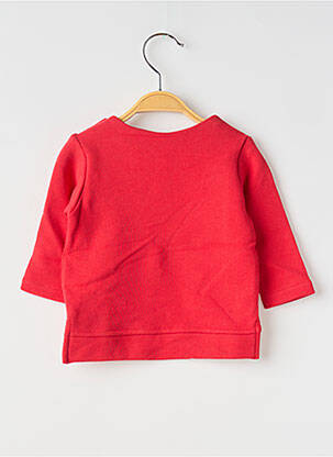Pull coupe droite manches longues rouge UNITED COLORS OF BENETTON fille
