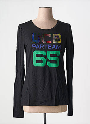 T-shirt manches longues manches longues noir UNITED COLORS OF BENETTON femme