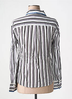 Chemisier coupe cintrée manches longues gris UNITED COLORS OF BENETTON femme