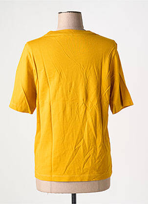 T-shirt coupe droite manches courtes jaune UNITED COLORS OF BENETTON femme